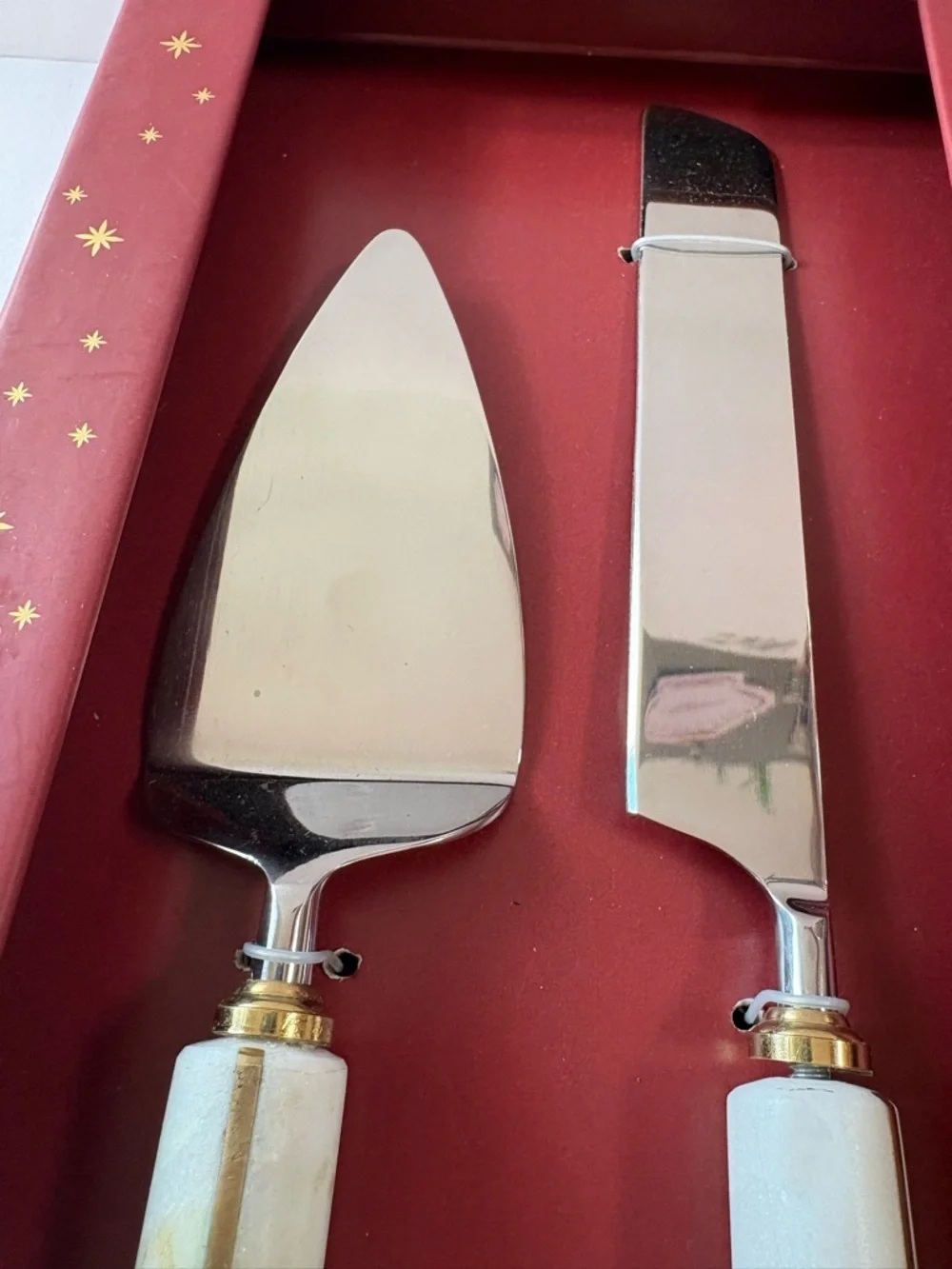 NWT Anthropologie New York City Ballet Marble Cake Serve Set